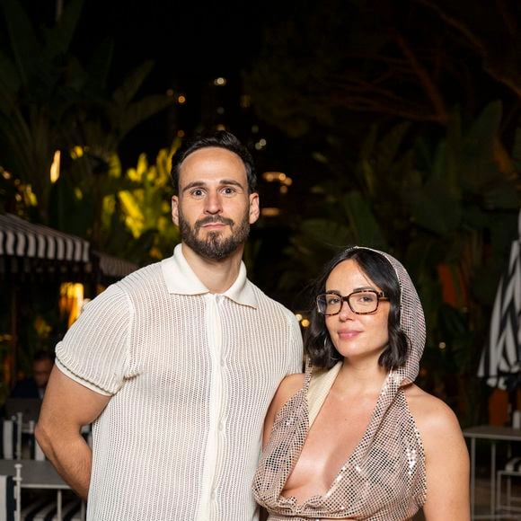 Agathe Auproux (enceinte) et son mari Maxence Picardet - After-party au Monte Carlo Beach lors du 64ème Festival de Télévision de Monte Carlo au Grimaldi Forum de Monaco le 13 juin 2025.
© Pierre Perusseau / Osuna / Bestimage