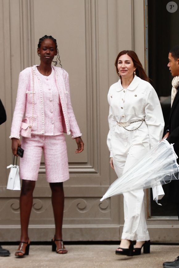 Ramata-Toulaye Sy, Audrey Diwan - Les célébrités au défilé Chanel "Collection Haute Couture Printemps/Eté 2025" lors de la Fashion Week de Paris (PFW), le 28 janvier 2025
© Christophe Clovis / Bestimage
