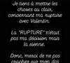 "Je tiens à mettre les choses au clair concernant ma rupture avec Valentin. La rupture n'était pas ma décision mais la sienne." Flavie (L'amour est dans le pré) met les choses au clair concernant sa rupture avec Valentin. Instagram