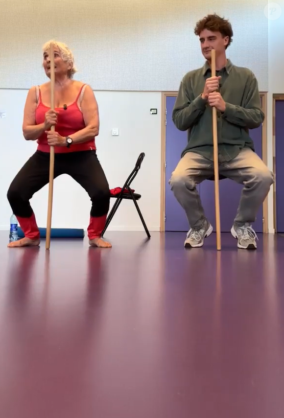 Maryvonne, prof de sport à 91 ans.