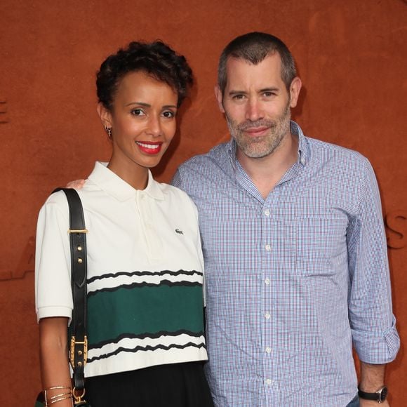 Sonia Rolland et Jalil Lespert au village lors des internationaux de tennis de Roland Garros à Paris, le 10 juin 2018.
© Moreau-Jacovides/Bestimage