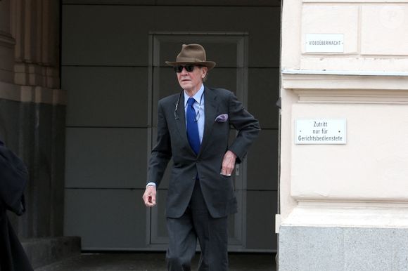 Procès d'Ernst August prince de Hanovre, époux de la princesse Caroline de Monaco, à Wels, en Autriche, le 23 mars 2021. Photo par Splash News/ABACAPRESS.COM