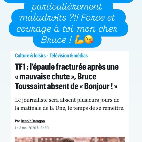 Thomas Sotto soutient Bruce Toussaint