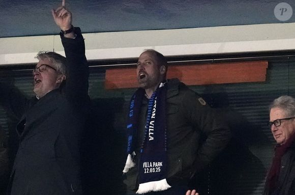Le prince William était déchaîné
Le Prince de Galles dans les tribunes lors du match retour des huitièmes de finale de l'UEFA Champions League à Villa Park, Birmingham.. Aston Villa - Club Brugge - UEFA Champions League - Huitièmes de finale - Match retour - Villa Park Birmingham Nick Potts/PA Wire.