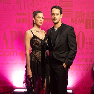 Iris Mittenaere et Diego El Glaoui - Soirée du bijoutier APM Monaco sur la plage La Môme lors du 76ème Festival International du Film de Cannes le 17 mai 2023. © Rachid Bellak-Tiziano da Silva/Bestimage