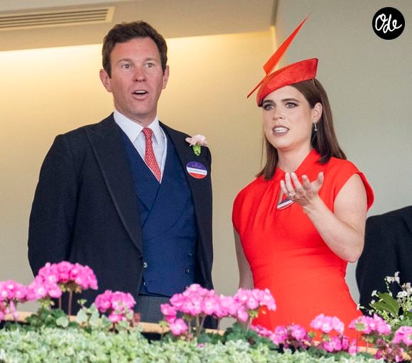 La princesse a enfin assuré qu'August et Ernest étaient déjà "les meilleurs des grands frères".

La princesse Eugenie d'York et son époux Jack Brooksbank lors de la cinquième et dernière journée du Royal Ascot, à l'hippodrome d'Ascot, dans le Berkshire, le 21 juin 2025.

© GOFF  / BESTIMAGE