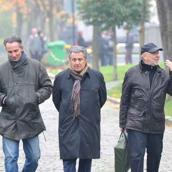 Celle de Christian Clavier et Marie-Anne Chazel en fait partie 
Michel Blanc, Thierry Lhermitte, Christian Clavier, Gerard Jugnot et Marie-Anne Chazel - Exclusif - Inhumation definitive de Tsilla Chelton alias 'Tatie Danielle' suite a son deces en date du 15/07/2012 au cimetiere du Pere Lachaise a Paris le 16 Novembre 2012. VEEREN / BESTIMAGE