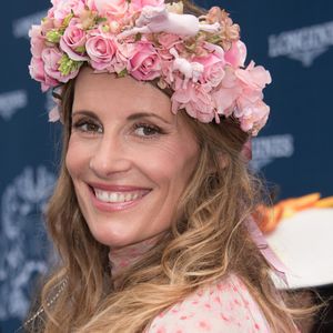 Sophie Thalmann assistant au Prix de Diane 2016 des courses hippiques à l'hippodrome de Chantilly près de Paris, France, le 19 juin 2016. Photo by Laurent Zabulon/ABACAPRESS.COM