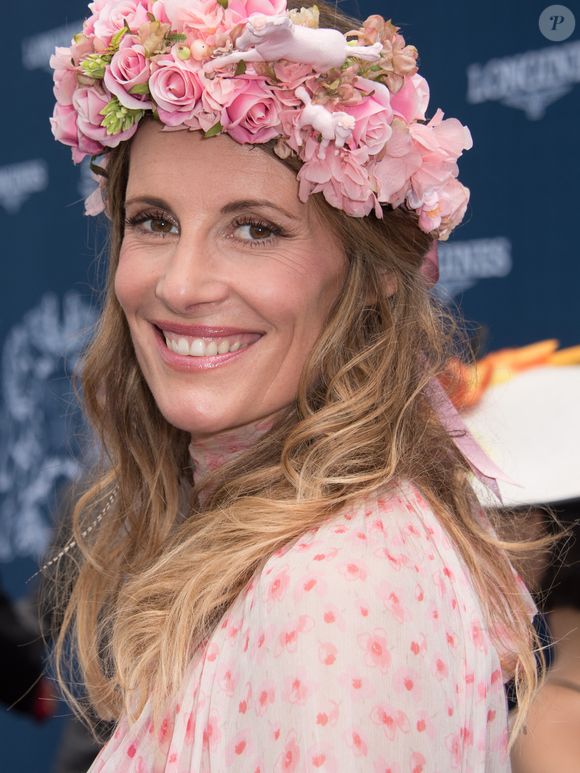 Sophie Thalmann assistant au Prix de Diane 2016 des courses hippiques à l'hippodrome de Chantilly près de Paris, France, le 19 juin 2016. Photo by Laurent Zabulon/ABACAPRESS.COM