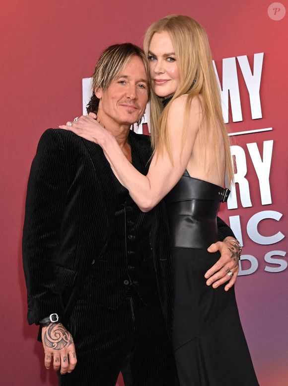 Keith Urban et Nicole Kidman arrivent à la 60e cérémonie des Academy of Country Music Awards qui se tient au Ford Center at The Star le 8 mai 2025 à Frisco, TX.
Photo by Tammie Arroyo/AFF/ABACAPRESS.COM