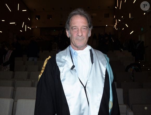 L'acteur français Vincent Lindon reçoit le prix du Master honorifique Arts de la narration à Milan, Italie, le 10 février 2025. © Nick Zonna/IPA via ZUMA Press/Bestimage