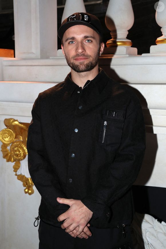 Squeezie - Défilé Hommes Dior automne-hiver 2022/2023, Frontrow, dans le cadre de la Fashion Week de Paris, France, le 21 janvier 2022. © Borde-Rindoff/Bestimage