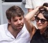 Agathe Lambret et Benjamin Duhamel - Célébrités dans les tribunes de la finale Dames des Internationaux de Tennis de Roland Garros à Paris le 8 juin 2024. © Jacovides-Moreau/Bestimage