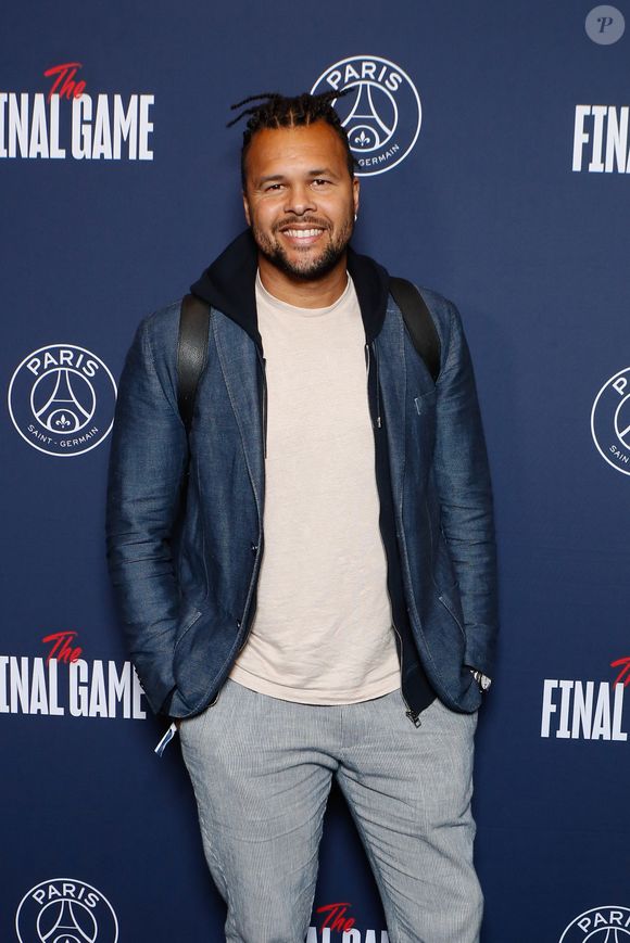 Jo-Wilfried Tsonga - Photocall du dernier match de la saison de la "Liqui Molly Starligue" opposant le PSG Handball à Pays d'Aix Université Club Handball et la dernière apparition de Nikola Karabatic à l'Accor Arena à Paris, France, le 31 mai 2024. © Christophe Clovis / Bestimage
