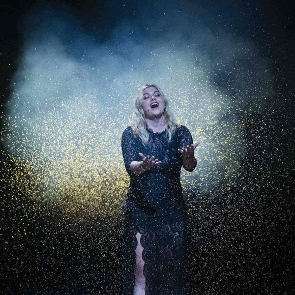 May 15, 2025, Basel, Switzerland: Louane â€“ maman of France performs at the live 2nd Semi-Final of the 69th Eurovision Song Contest held at St. Jakobshalle on May 13, 2025, in Basel, Switzerland. (Credit Image: © Baden Roth/ZUMA Press Wire)