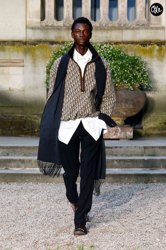 Défilé de mode Dior Homme Prêt à Porter Collection Homme Printemps/Été 2027 lors de la Fashion Week de Paris, France, le 24 juin 2026. © Bestimage