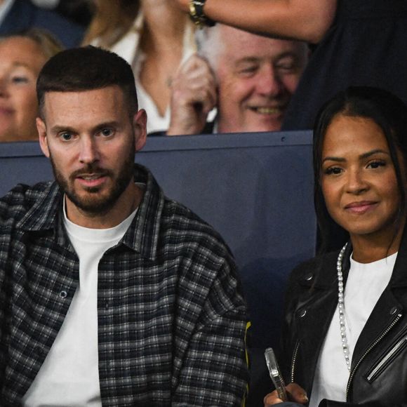 M Pokora et sa compagne assistent régulièrement à des rencontres sportives.
M Pokora et sa compagne Christina Milian au Parc des Princes lors du match de qualification pour la Coupe du monde entre la France et l'Islande. Paris, France, 9 septembre 2025. Photo Florian Poitout/ABACAPRESS.COM