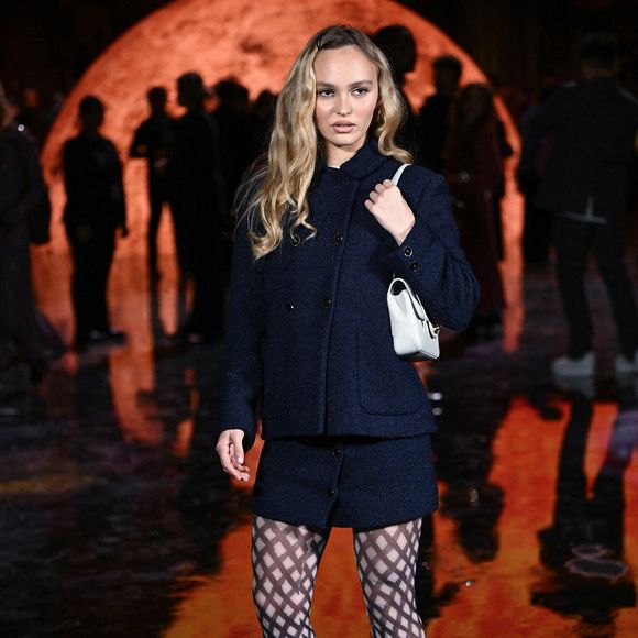 Lily-Rose Depp assiste au défilé Chanel Womenswear printemps/été 2026 dans le cadre de la semaine de la mode à Paris, France, le 06 octobre 2025. Photo par Aurore Marechal/ABACAPRESS.COM