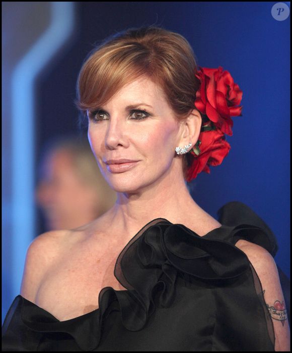 Melissa Gilbert lors de la première mondiale du film "Tron" à Hollywood. GOFF  / BESTIMAGE