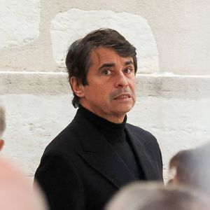 Ariel Wizman - Sorties des obsèques de l'ancien ministre de la Culture Frédéric Mitterrand en l'Église Saint-Thomas d'Aquin à Paris. Le 26 mars 2024
© Moreau-Jacovides / Bestimage