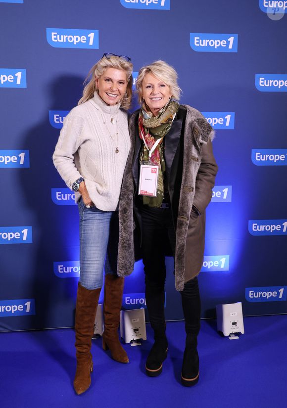 Caroline Margeridon et Sophie Davant - Sophie Davant anime son émission d'Europe 1 "Sophie & Les Copains" au salon Made in France à Paris le 9 novembre 2023.