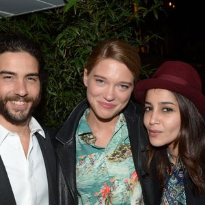 Le couple a quatre enfants
Tahar Rahim, Léa Seydoux et Leila Bekhti lors de la soirée « Grand Central » organisée à La Plage Magnum dans le cadre du 66e Festival de Cannes, à Cannes, en France, le 18 mai 2013. Photo de Rachid Bellak/ABACAPRESS.COM