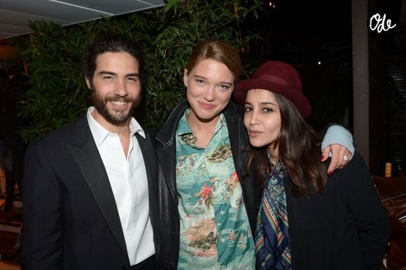 Le couple a quatre enfants

Tahar Rahim, Léa Seydoux et Leila Bekhti lors de la soirée « Grand Central » organisée à La Plage Magnum dans le cadre du 66e Festival de Cannes, à Cannes, en France, le 18 mai 2013. Photo de Rachid Bellak/ABACAPRESS.COM