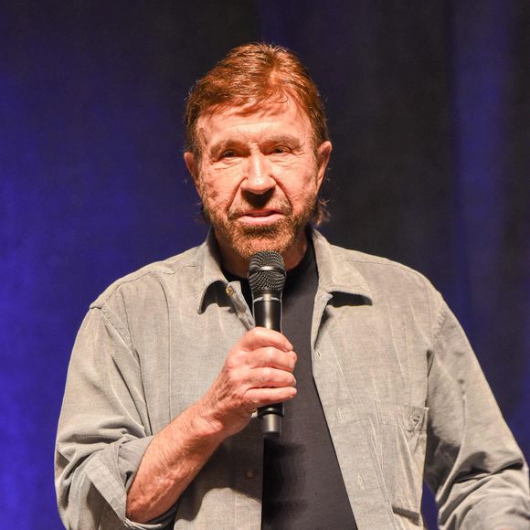Chuck Norris et sa femme Gena O'Kelley au "Wizard World Comic Con" à Philadelphie, le 3 juin 2017.
Ricky Fitchett via Zuma Press/Bestimage