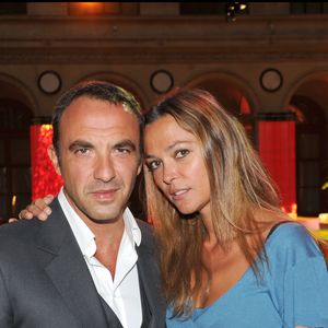 Nikos Aliagas et Sandrine Quétier au cocktail de rentrée de TF1 à Paris. © RACHID BELLAK / BESTIMAGE