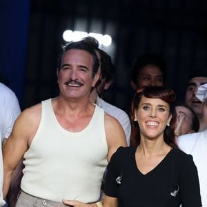 Jean Dujardin et Zaz lors de la cérémonie d'ouverture de la Coupe du Monde de Rugby France 2023 au Stade de France à Saint-Denis le 8 septembre 2023.

© Dominique Jacovides/Bestimage