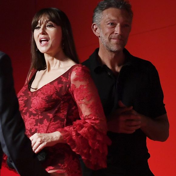 Monica Bellucci et Vincent Cassel lors de la projection du film "Irreversible" pendant le76ème Festival du Film de Venise la Mostra à Venise en Italie le 31 Août 2019 BS / Bestimage