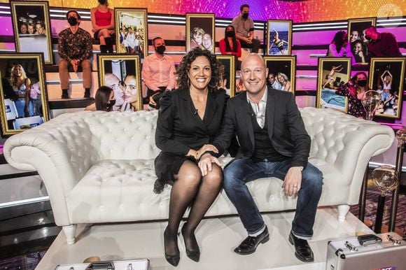 Exclusif - Christophe et Julie Mercy - Enregistrement de l'émission "Les 20 ans du Loft", diffusée en direct sur C8 et présentée par B.Castaldi, à Paris. Le 8 avril 2021
© Jack Tribeca / Bestimage