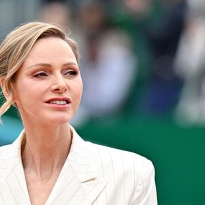 La princesse Charlène de Monaco - La famille princière assiste à la finale du Rolex Monte-Carlo Masters au Monte-Carlo Country Club de Roquebrune Cap Martin, le 12 avril 2026 © Bruno Bebert / Bestimage