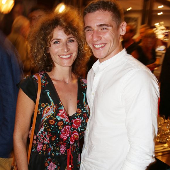 Exclusif – Elsa Lunghini et son fils Luigi Kroner à la soirée d'ouverture du 11e Festival du film d'Angoulême, le 21 août 2018. Photo : Jérôme Domine/ABACAPRESS.COM