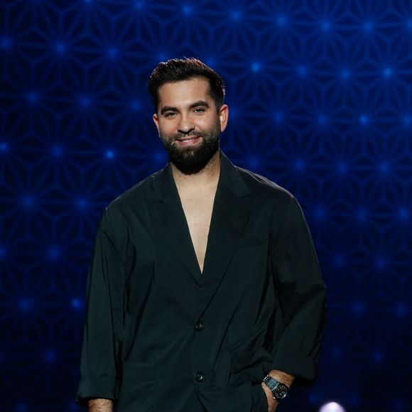 Kendji Girac - Enregistrement de l'émission "La Boîte à Secrets N°20" dans les studios de la Cité du Cinéma à Saint-Denis, présentée par F.Bollaert et diffusée le 10 janvier sur France 3. © Christophe Clovis / Bestimage