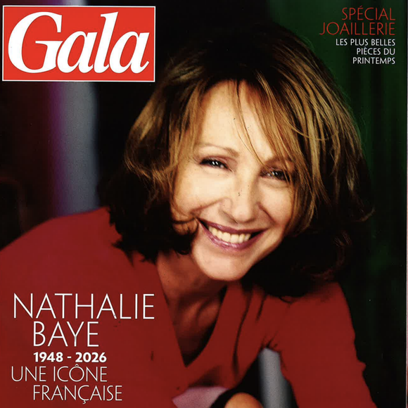 Nathalie Baye en couverture du magazine "Gala", numéro du 22 avril 2026.