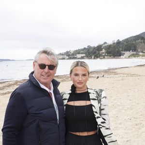 Exclusif - Bruno Darde, Kelly Vedovelli - Les célèbres personnalités de la télé se sont retrouvés avec bonheur, dans le Sud, à Vallauris Golf-Juan, pour assister à un magnifique show de cabaret, en présence de Mr Le Maire K. Luciano et ses adjoints, heureux de répondre à l'invitation du dynamique Président de l'association "Valoriser Vallauris Golf-Juan", Mr B. Darde, ce passionné d'art et du monde associatif projette également de créer un Musée de Sculpture à ciel ouvert , mêlant Art et Espace Public.  © Jack Tribeca/Bestimage