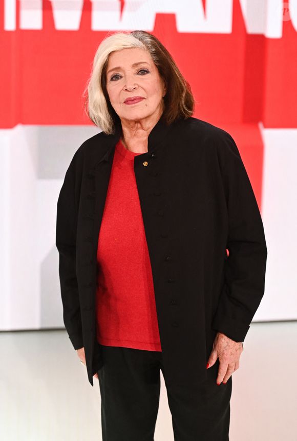 Exclusif - Françoise Fabian - Enregistrement de l'émission "Vivement dimanche" au studio Rive Gauche à Paris, présentée par M.Drucker et diffusée le 24 novembre sur France 3 © Guillaume Gaffiot / Bestimage