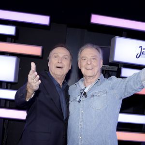 Julien Lepers et Herbert Léonard lors de l'enregistrement de l'émission "Chez Jordan de Luxe" à Paris. Le 8 octobre 2024
© Cédric Perrin / Bestimage