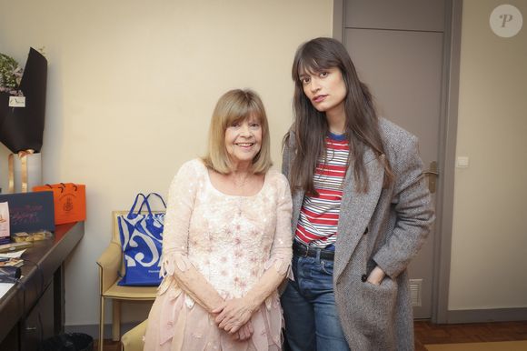 Exclusif - Chantal Goya, Clara Luciani - Célébrités lors du concert "50 Ans d'Amour" de Chantal Goya au palais des Congès à Paris, France, le 29 mars 2026. Deux représentations à guichet fermé. © Jack Tribeca/Bestimage