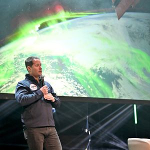 Thomas Pesquet durant la 6ème  édition du MAGIC (Monaco Anime Game International Conferences) au Grimaldi Forum à Monaco, le  25 février 2023. Ce salon dédié à la Pop Culture est un événement organisé chaque année par la société monégasque de production d'animation et de jeux vidéo Shibuya Productions. © Bruno Bebert / Bestimage