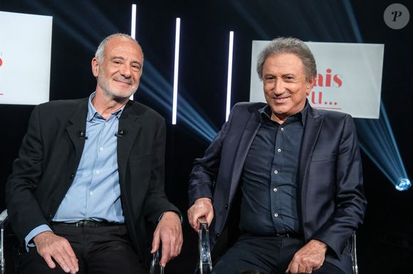 Gérard Miller - Enregistrement de l'émission Si j'avais vécu... présentée par Gérard Miller avec comme invité Michel Drucker et l'historienne Sophie Delaporte, Paris, France, le 14/06/2019.

©MPP / Bestimage
