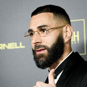 Lyna Khoudri a écrit sur l'une des photo : "Mon roi ma légende". 
Karim Benzema - Photocall de la 66ème cérémonie du Ballon d’Or au Théâtre du Chatelet à Paris le 17 octobre 2022. JB Autissier / Panoramic / Bestimage