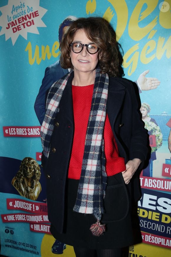 Exclusif - Valérie Lemercier - Célébrités à la 600ème de la Pièce « Une idée géniale » au Théâtre des Variétés à Paris, France. Le 2 Octobre 2024. 
© Bertrand Rindoff / Bestimage