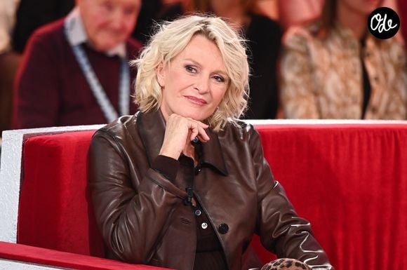 Exclusif - Sophie Davant lors de l'enregistrement de l'émission Vivement Dimanche, au studio Rive gauche, à Paris, France, présentée par M.Drucker, diffusée sur France 3. © Guillaume Gaffiot/Bestimage