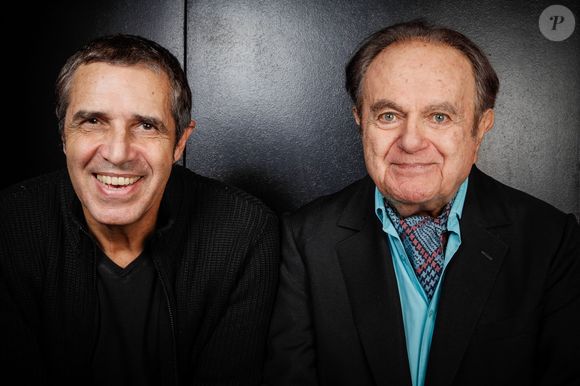 Julien Clerc et Guy Béart à l'Olympia en 2015 © Photo by RMpicturing/APS-Medias/ABACAPRESS.COM