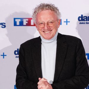 Nelson Monfort - Photocall de lancement de la saison 2025 de "Danse avec les stars" (DALS) au siège de  TF1 à Boulogne-Billancourt, France, le 16 janvier 2025. © Christophe Clovis / Bestimage