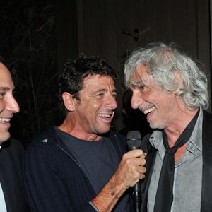 Benjamin Patou, Patrick Bruel, Louis Bertignac - Fête pour le 1er anniversaire du restaurant "Victoria 1836" à Paris, le 2 septembre 2015. ©Bestimage