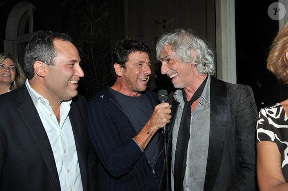 Benjamin Patou, Patrick Bruel, Louis Bertignac - Fête pour le 1er anniversaire du restaurant "Victoria 1836" à Paris, le 2 septembre 2015. ©Bestimage