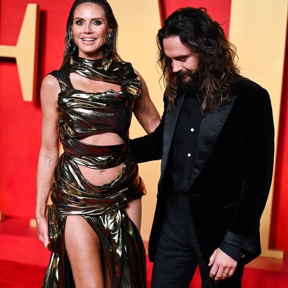 Heidi Klum et Tom Kaulitz sur le tapis rouge de la 2024 Vanity Fair Oscar Party qui s'est tenue au Wallis Annenberg Center for the Performing Arts à Beverly Hills, CA, le 10 mars 2024. (Photo de Anthony Behar/SPUS/ABACAPRESS.COM)